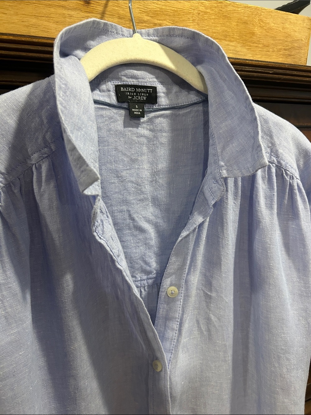 J.Crew Relaxed-Fit Baird McNutt Irish linen Shirt Dress Women’s Size Small - Picture 4 of 11